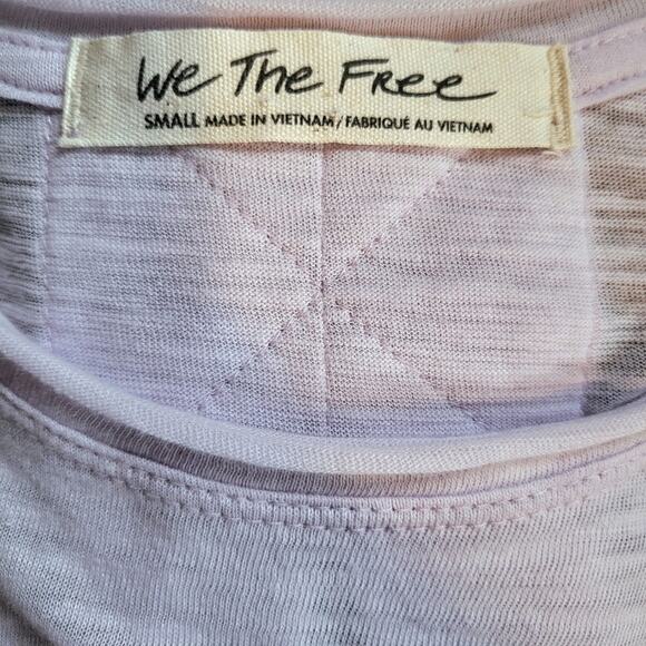 Free People We The Free Aria Trapeze Hem Oversized Semi-Sheer Long Sleeve Tee - Picture 14 of 16